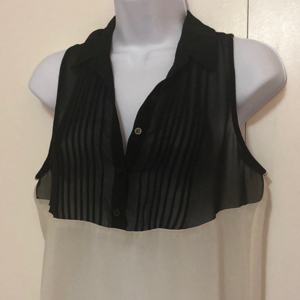 PJK Patterson J. Kincaid Two-Tone Blouse - Picture 2 of 4